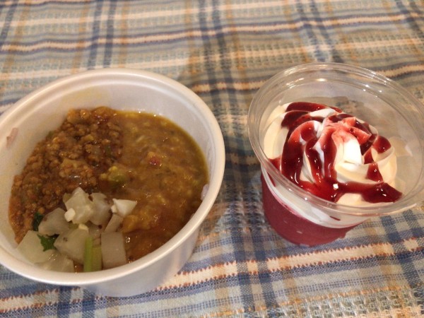 スムージーふるまいカレー