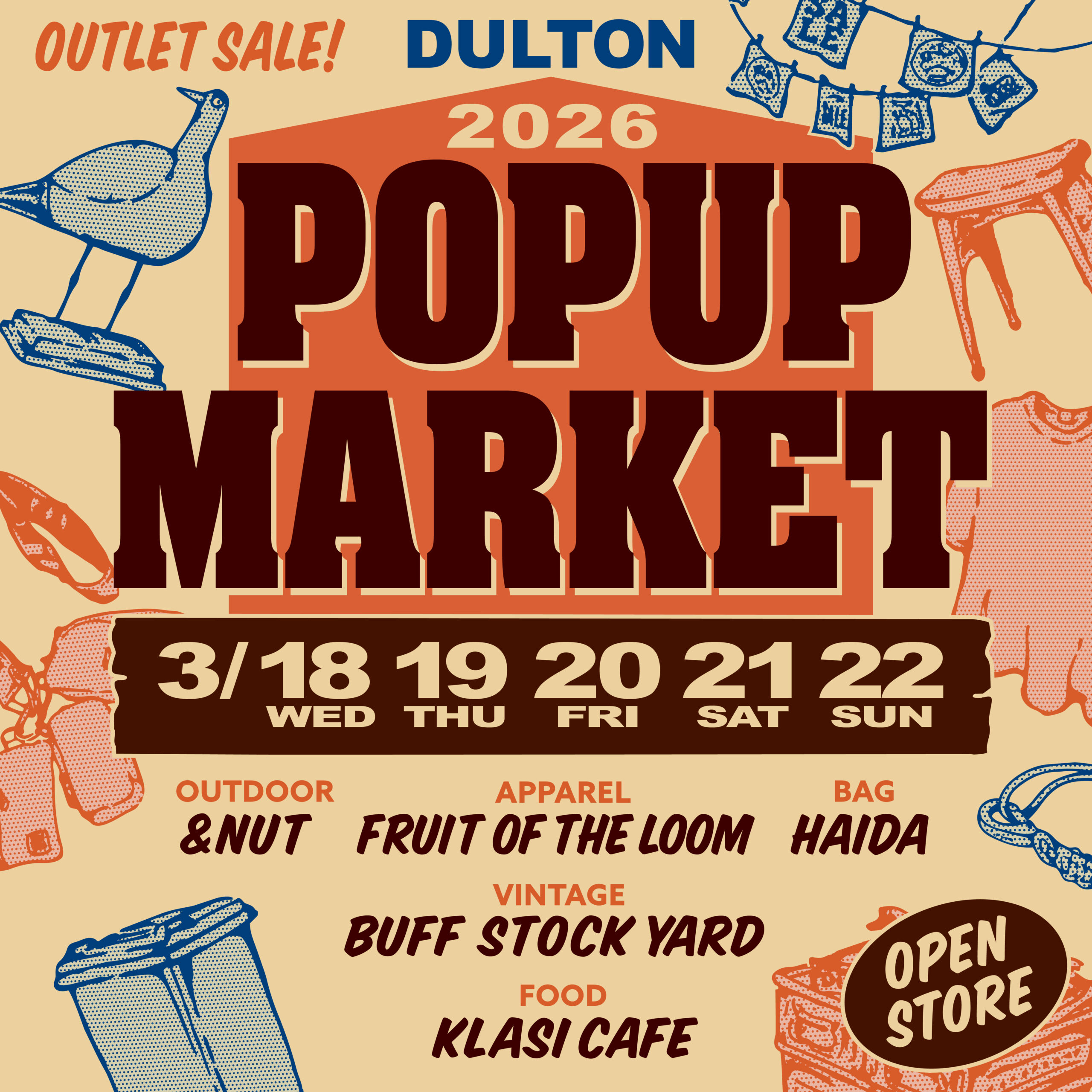 DULTON POP UP MARKET 2026